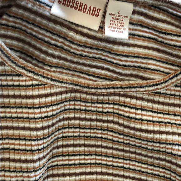 SOLD 3 for $18* Vintage 90’s Striped Tee - Picture 6 of 6